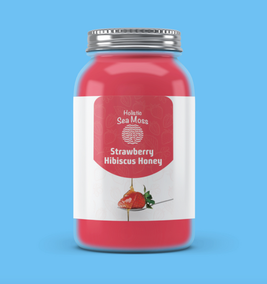 Strawberry Hibiscus Honey Gel